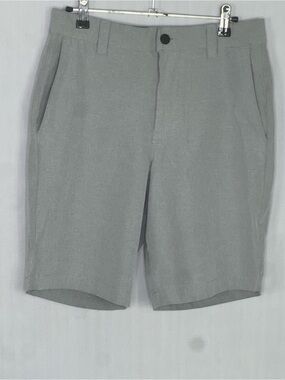 Banana Republic Men’s Shorts Gray Hand Pockets Elastic Back Waist Belt Loops 30